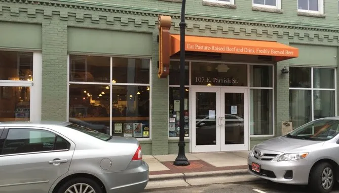 Front of Bull City Burger & Brewery in Durham- NC Triangle Dining
