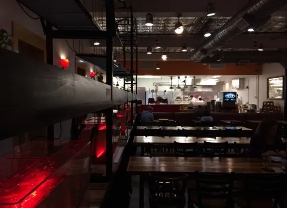 Interior of Pompieri Pizza in Durham- NC Triangle Dining
