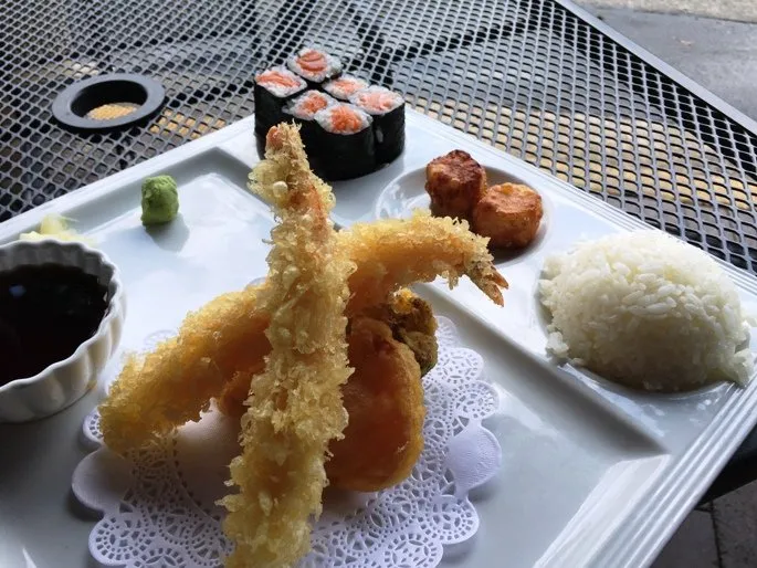 Bento box at Ajisai Japanese Fusion in Raleigh- NC Triangle Dining