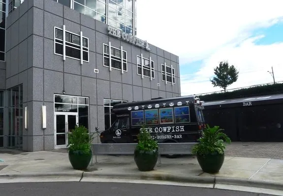 Front of Cowfish Sushi Burger Bar, Raleigh- NC Triangle Dining