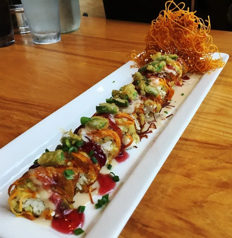 Gobble gobble OOOOO–shi Roll at Cowfish Sushi Burger Bar, Raleigh- NC Triangle Dining