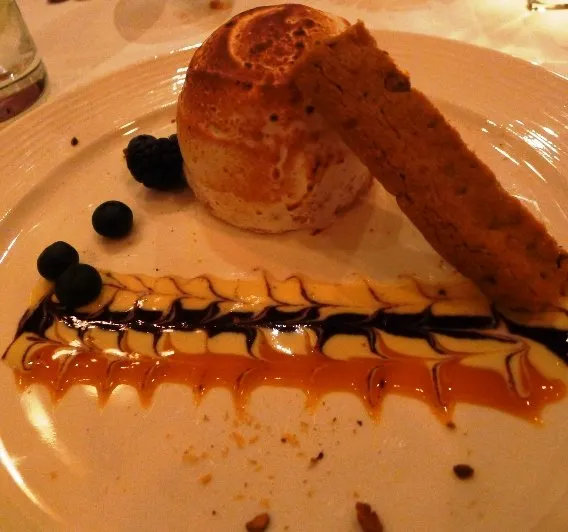 Baked alaska at the Tavern at Second Empire, Raleigh- NC Triangle Dining