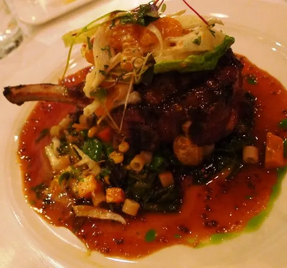 Grilled pork chop at the Tavern at Second Empire, Raleigh- NC Triangle Dining