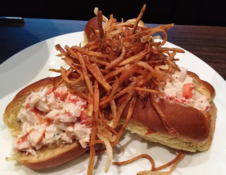 Lobster roll at Cinebistro Wavery Place in Cary - NC Triangle Dining