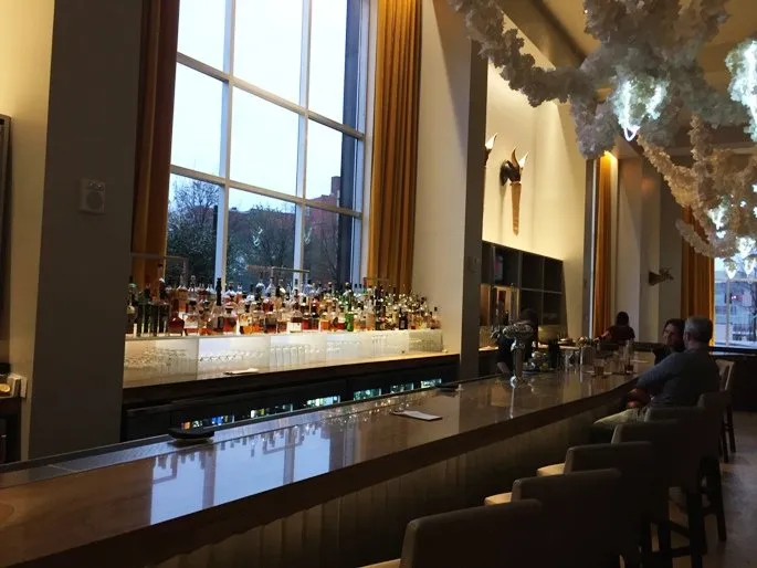 Bar at 21C Museum Hotel in Durham- NC Triangle Dining