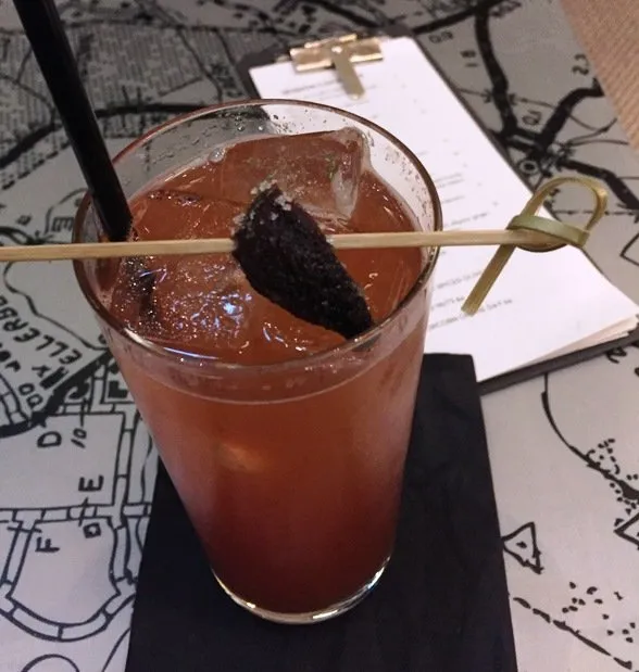 Cocktail at 21C Museum Hotel in Durham- NC Triangle Dining