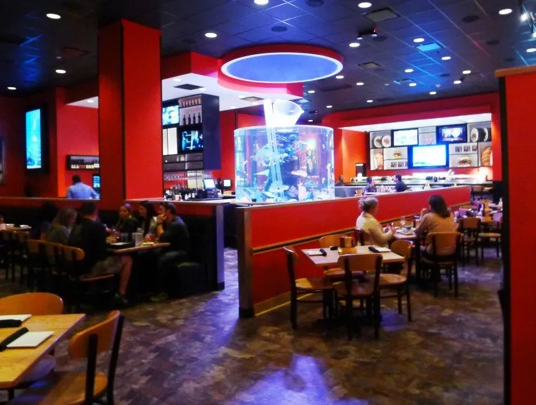 Interior at Cowfish Sushi in Raleigh- NC Triangle Dining