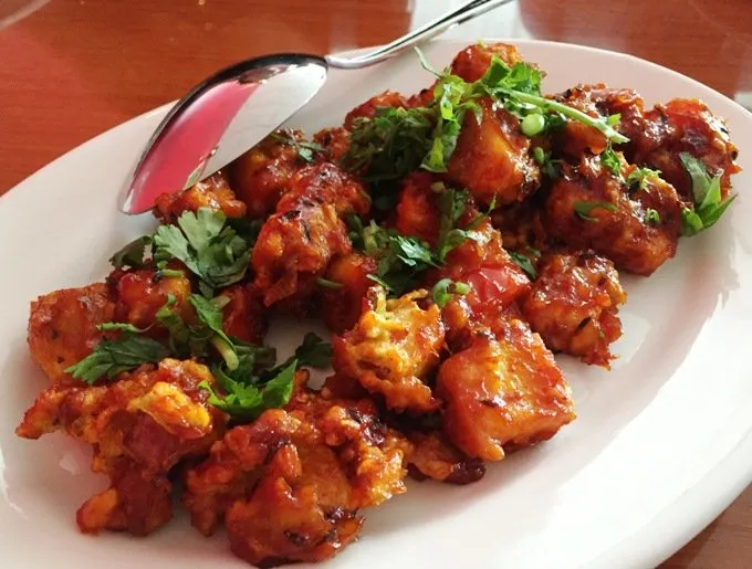 Chili paneer at Himalayan Range in Cary- NC Triangle Dining