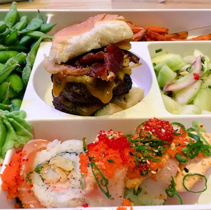 Brento box at Cowfish Sushi in Raleigh- NC Triangle Dining