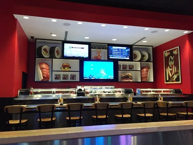 Sushi bar at Cowfish Sushi in Raleigh- NC Triangle Dining