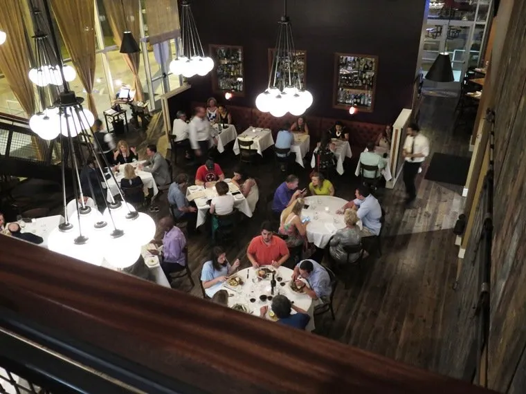 Dining room at NanaSteak in Durham- NC Triangle Dining