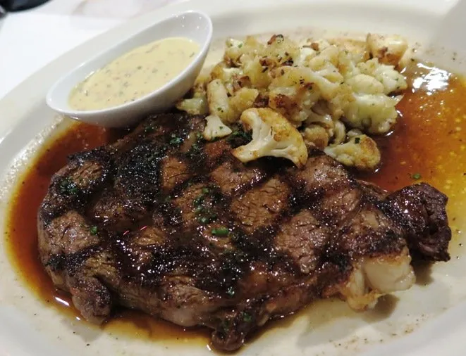 Ribeye steak at NanaSteak in Durham- NC Triangle Dining