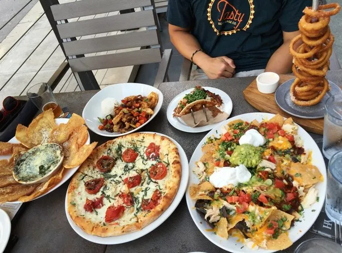 Happy hour snacks at Yard House in Raleigh- NC Triangle Dining