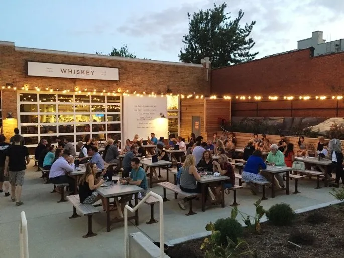 Patio at Whiskey Kitchen in Raleigh- nctriangledining.com