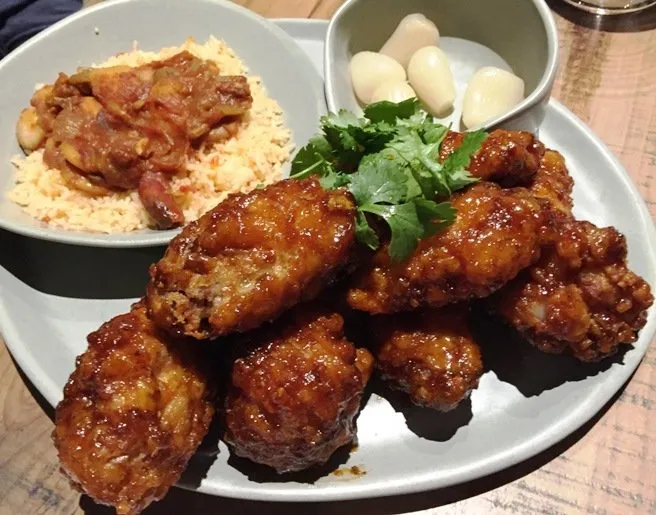Korean fried chicken at M Kokko in Durham- NC Triangle Dining