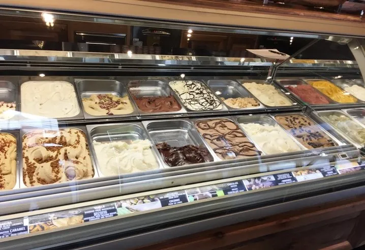 Gelato case at Amorino Gelato in Raleigh - NC Triangle Dining