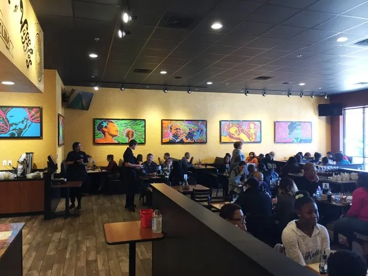 Dining room at Dame's Chicken & Waffles in Cary - NC Triangle