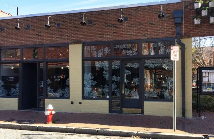 Front of City Market Sushi, Raleigh - NC Triangle Dining