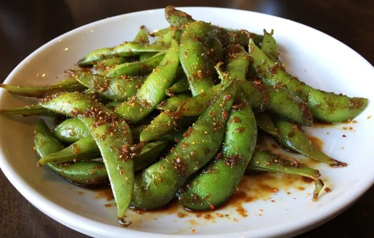 Garlic edamame at City Market Sushi, Raleigh - NC Triangle Dining