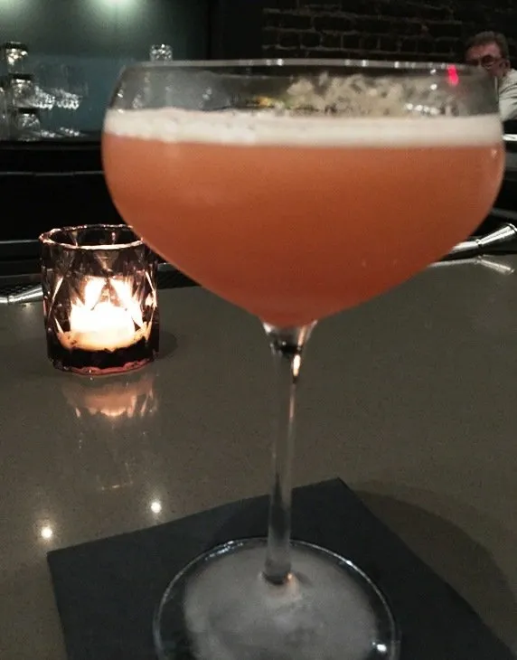 Smoke detector cocktail at Crawford and Son in Raleigh - NC Triangle Dining