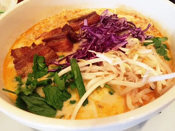 Pork belly soup at Bar at Bida Manda in Raleigh