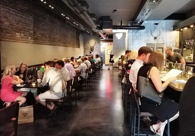 Dining room at Crawford and Son in Raleigh - NC Triangle Dining