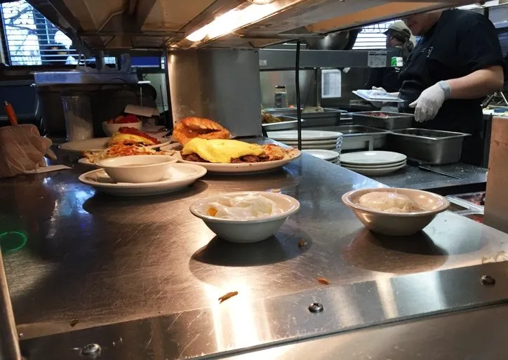 Breakfast service area at Metro Diner in Raleigh - NC Triangle Dining