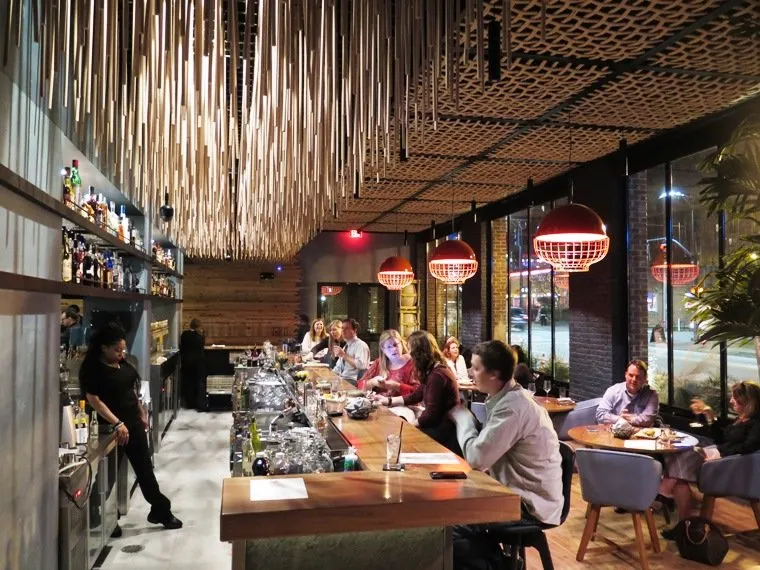 First floor bar at the new Vidrio in Raleigh - NC Triangle Dining
