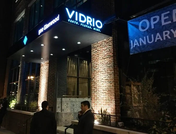 Front of the new Vidrio in Raleigh - NC Triangle Dining