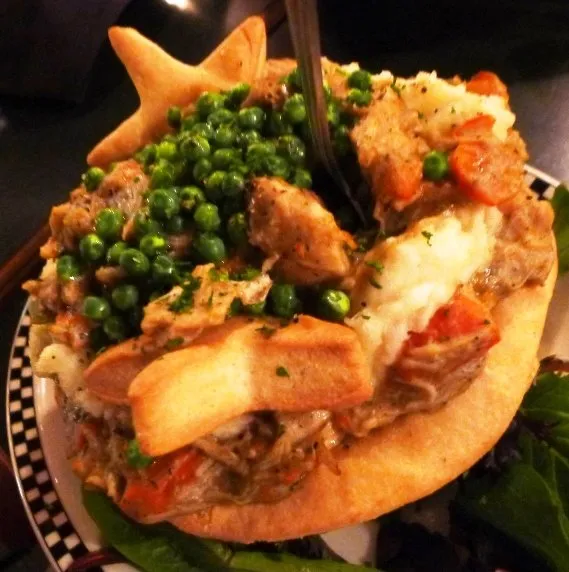 Chicken potpie at Hayes Barton Cafe in Raleigh