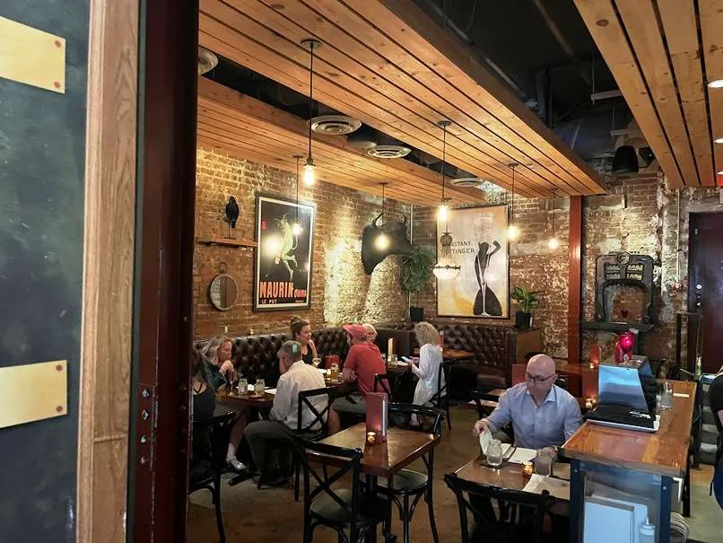 Dining room at Bar Virgile in Durham - nctriangledining.com