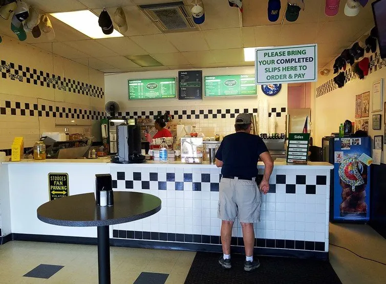 Order counter at Steve's Place in Raleigh - NC Triangle Dining