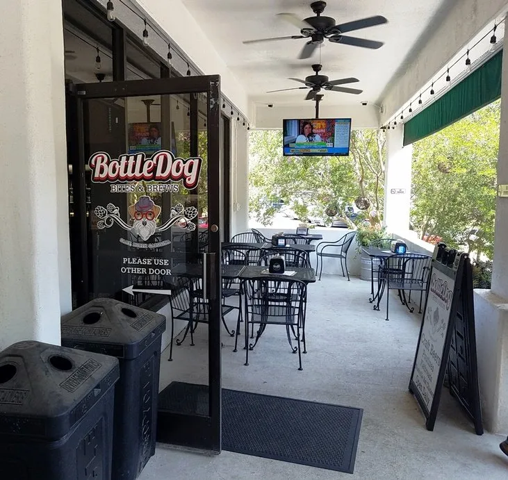 Patio at Bottledog Bites & Brews in Cary - NC Triangle Dining