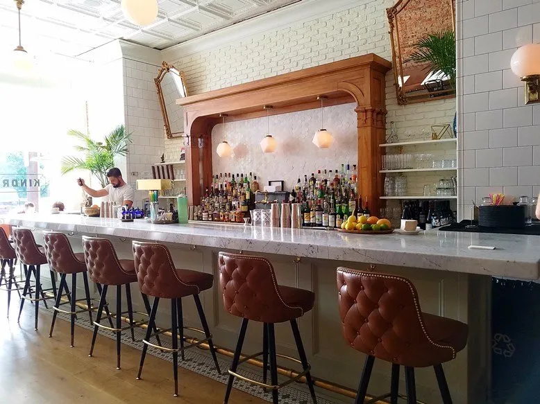Beautiful bar at Kindred in Davidson, NC - nctriangledining.com
