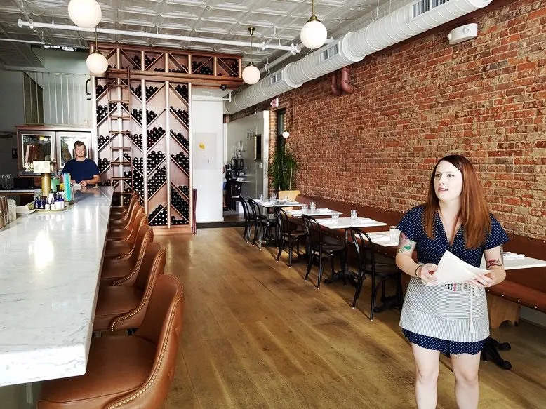 Dining room at Kindred in Davidson, NC - nctriangledining.com