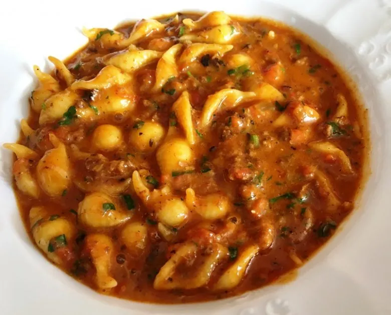 Ragu bolognese shells from Kindred in Davidson, NC - nctriangledining.com