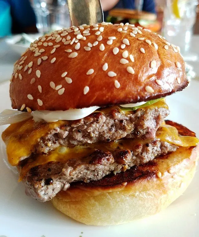 Skillet burger at Kindred in Davidson, NC - nctriangledining.com