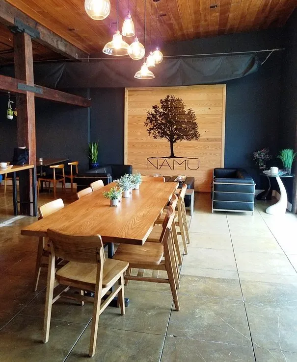 Dining room at Namu in Durham - nctriangledining.com