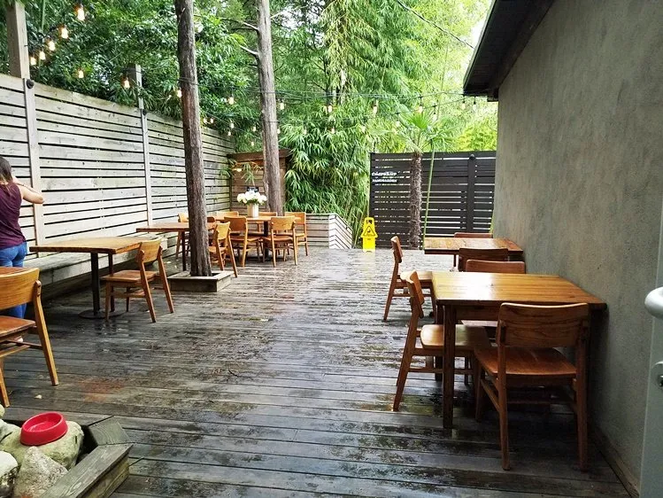 Patio at Namu in Durham - nctriangledining.com