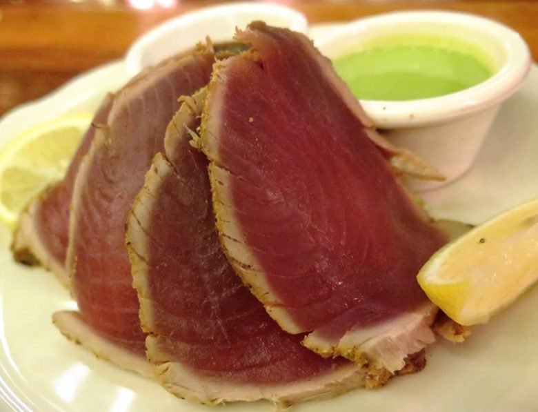 Ahi tuna at the Angus Barn in Raleigh - nctriangledining.com