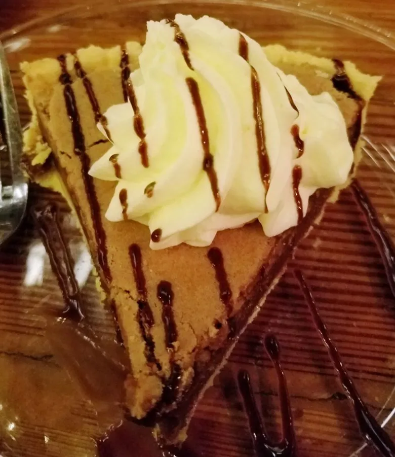 Chocolate chess pie at the Angus Barn in Raleigh - nctriangledining.com