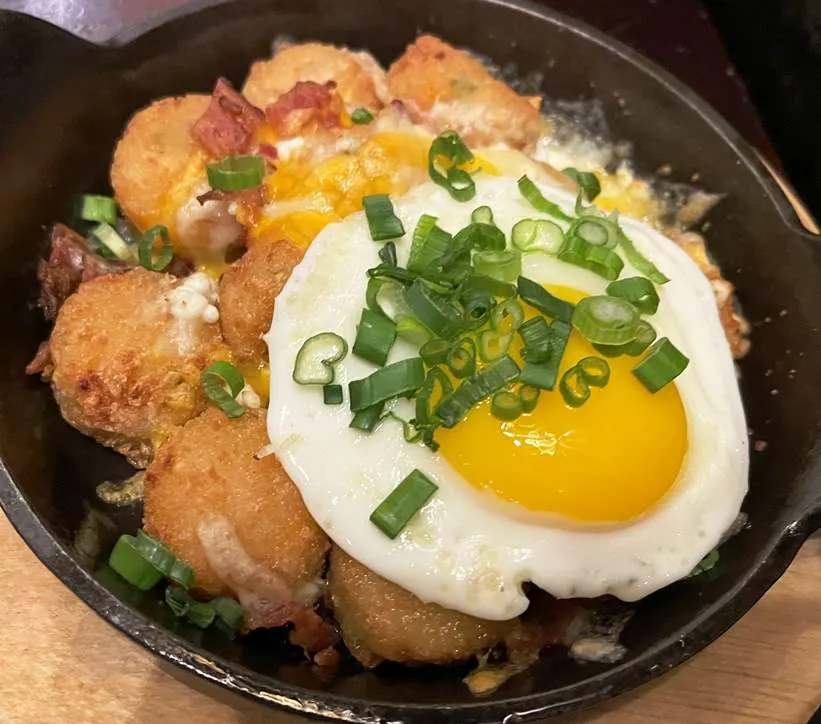 Rocket tots at the Flying Saucer in Raleigh - nctriangledining.com