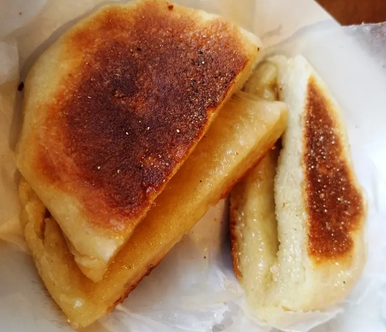 Muffin with honey-butter at Michael's English Muffins in Raleigh - nctriangledining.com