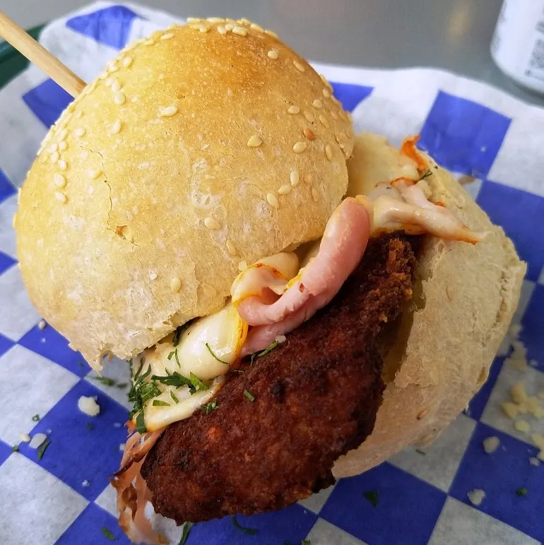 Chicken alla vodka sandwich at Eastcut Sandwich Bar in Durham - nctriangledining.com