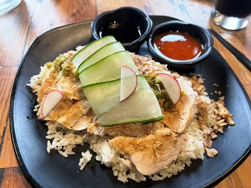 Hainan chicken at M Kokko in Durham- NC Triangle Dining