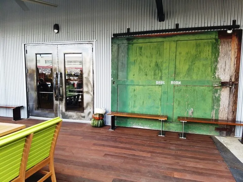 Doors to Wilson's Eatery in Raleigh - nctriangledining.com