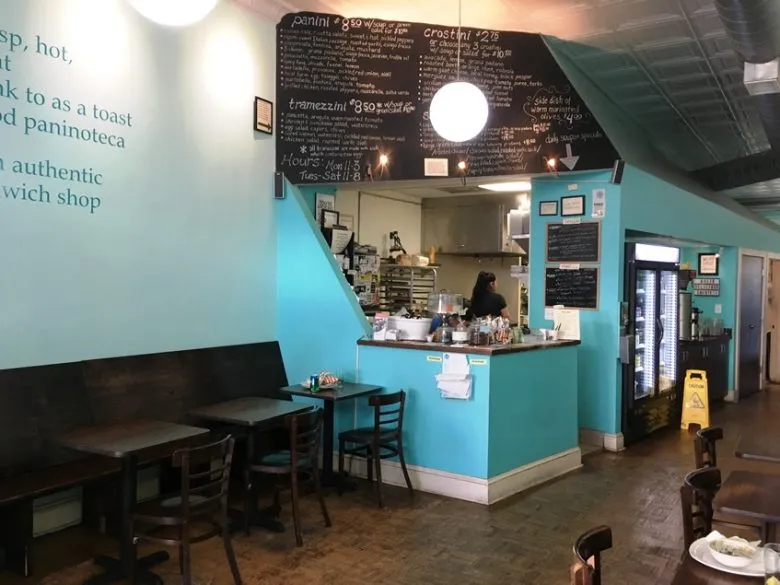 Casual interior at Toast Paninoteca in Durham - nctriangledining.com