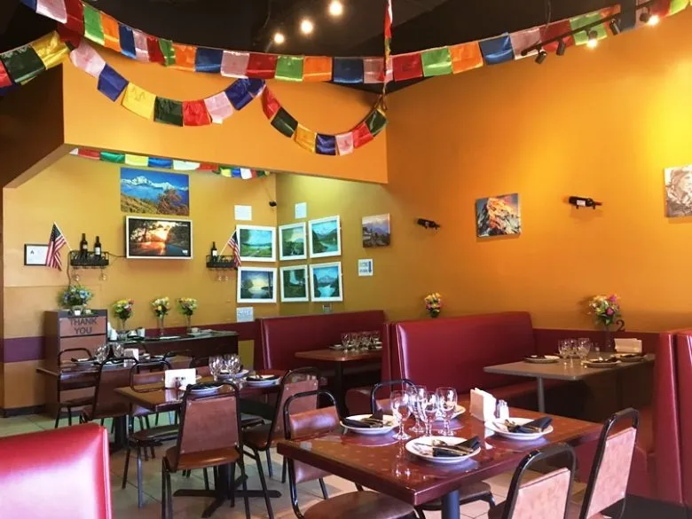 Dining room at Everest Nepali Kitchen in Cary - nctriangledining.com