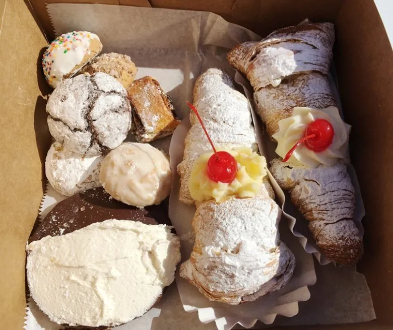 Cookies and lobster tail pastries at Utica Bakery in Apex - nctriangledining.com
