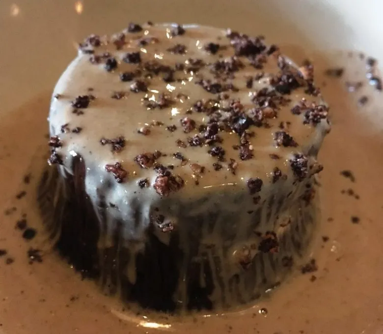 Chocolate flourless cake at Barcelona Wine Bar, Raleigh - nctriangledining.com